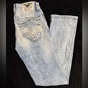 Salvage Men's Slim Straight Jeans